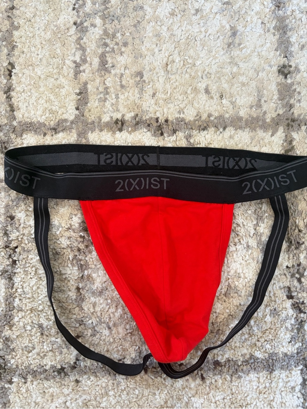 2xist Red Brief with Black Waistband